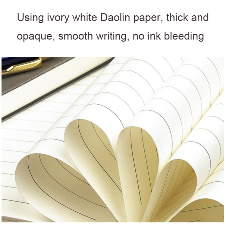 WZJZ0101 PU Leather Thickened Notebook, Specification: A5