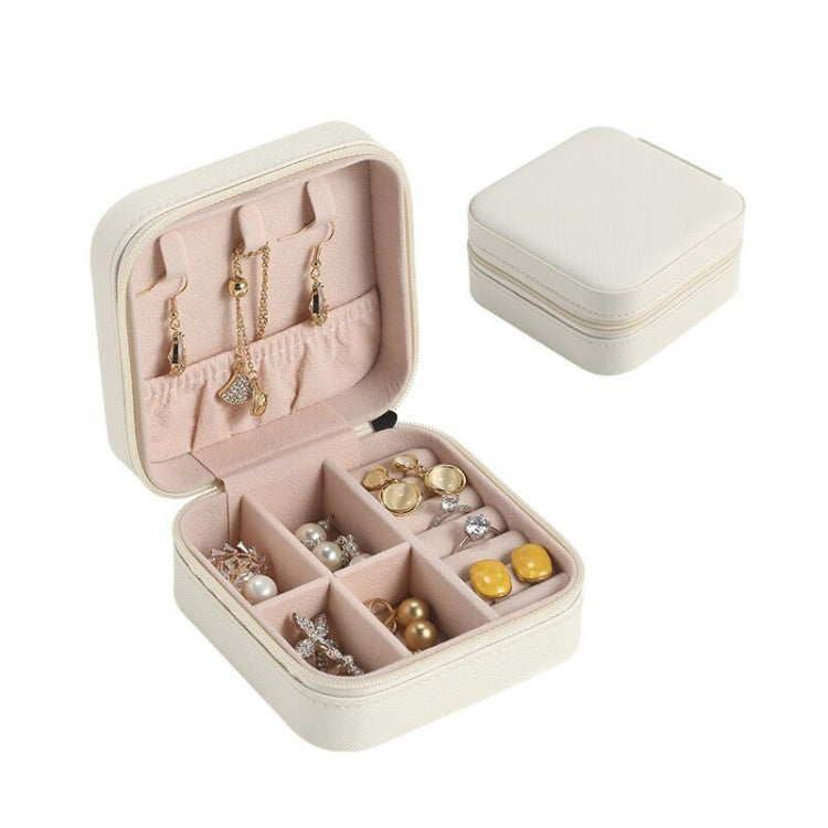 Single Layer Zipper Jewelry Storage Box Jewelry Packaging Box