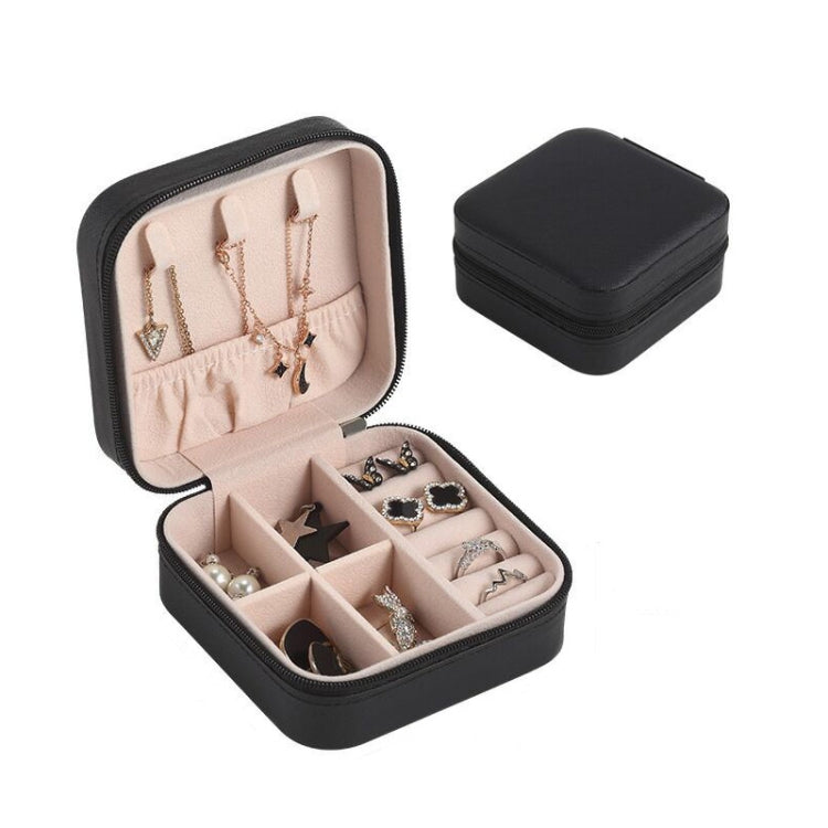 Single Layer Zipper Jewelry Storage Box Jewelry Packaging Box
