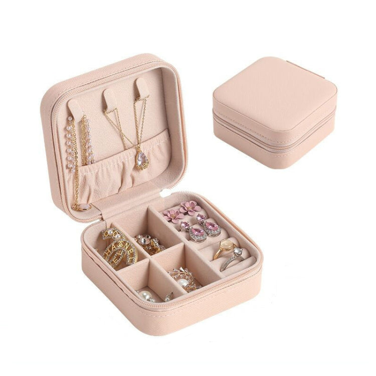 Single Layer Zipper Jewelry Storage Box Jewelry Packaging Box