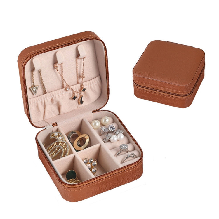 Single Layer Zipper Jewelry Storage Box Jewelry Packaging Box
