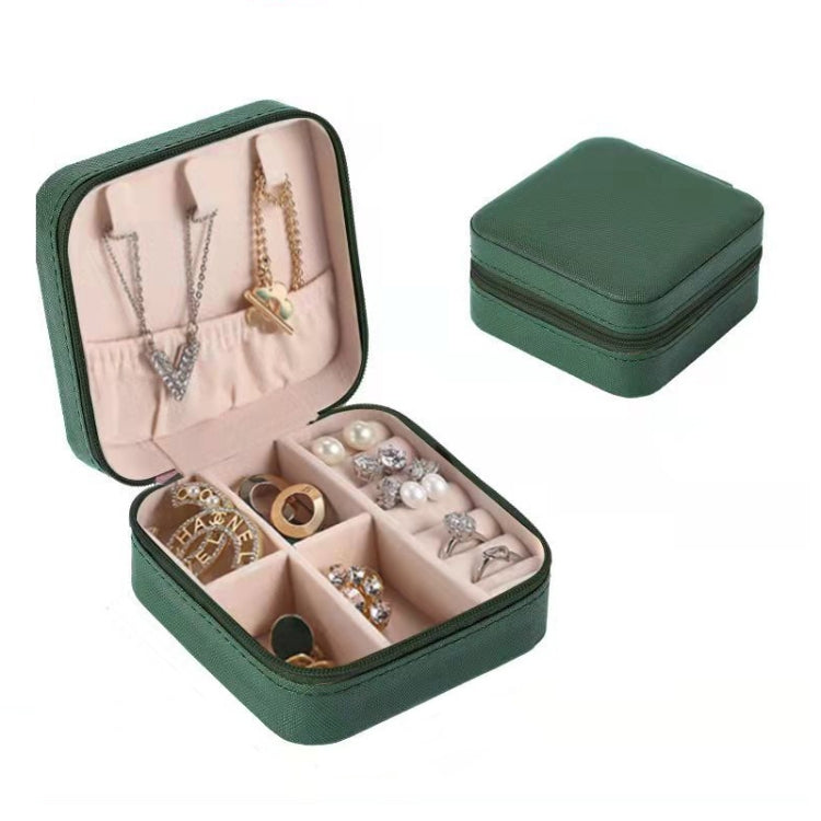 Single Layer Zipper Jewelry Storage Box Jewelry Packaging Box