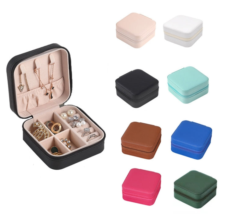 Single Layer Zipper Jewelry Storage Box Jewelry Packaging Box