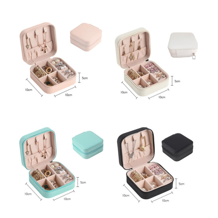 Single Layer Zipper Jewelry Storage Box Jewelry Packaging Box