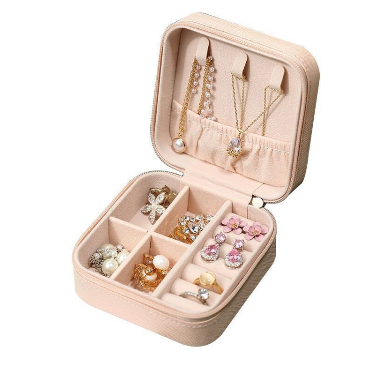 Single Layer Zipper Jewelry Storage Box Jewelry Packaging Box