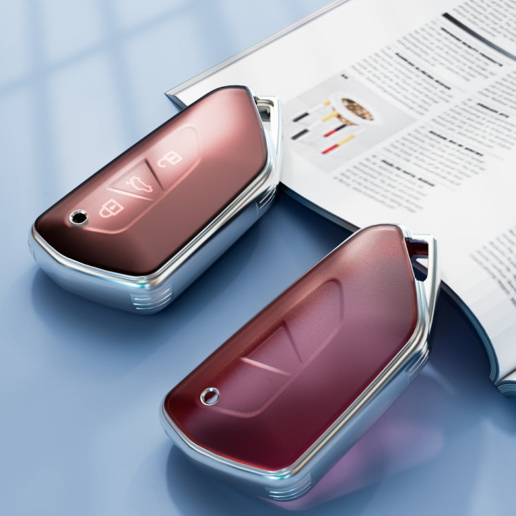 Frosted Transparent Key Case for Volkswagen Golf 8