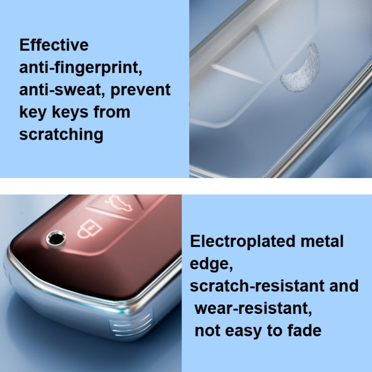 Frosted Transparent Key Case for Volkswagen Golf 8