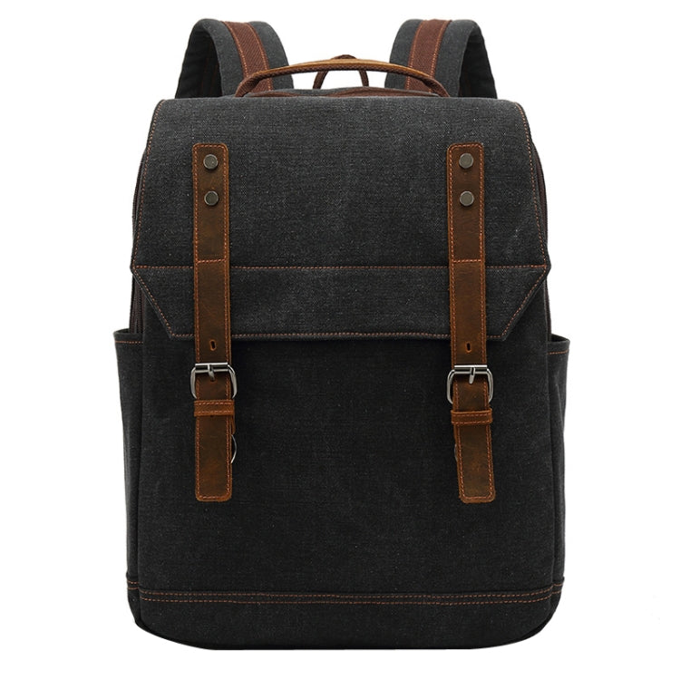 Business Large Capacity Canvas Backpack Outdoor Leisure Travel Computer Bag
