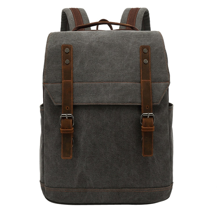 Business Large Capacity Canvas Backpack Outdoor Leisure Travel Computer Bag