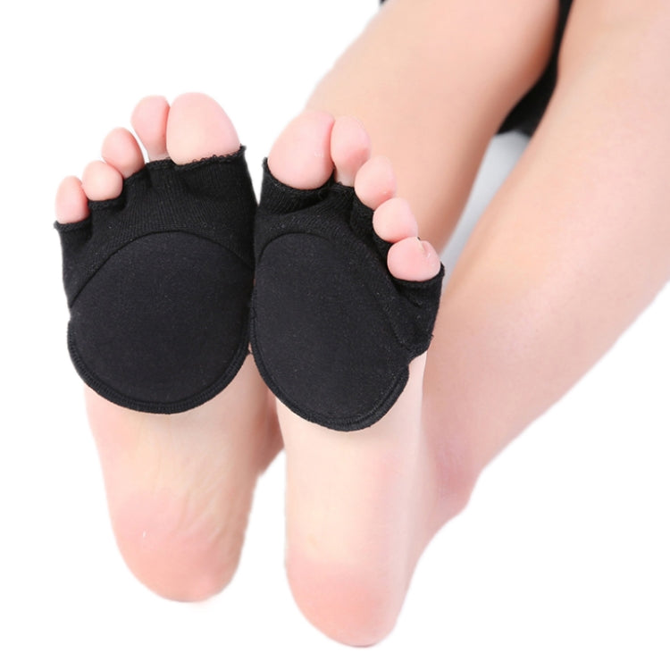 3 PCS Anti-Friction Half Palm Sponge Invisible Five-Finger Socks, Color: