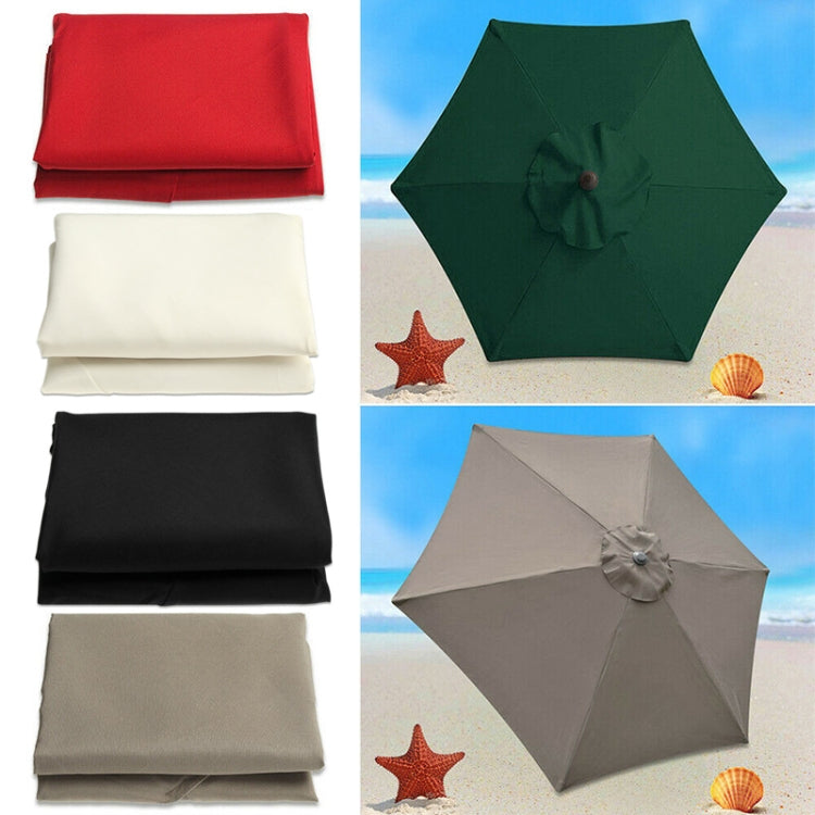 Polyester Parasol Replacement Cloth Round Garden Umbrella Cover, Size: 3m 6 Ribs