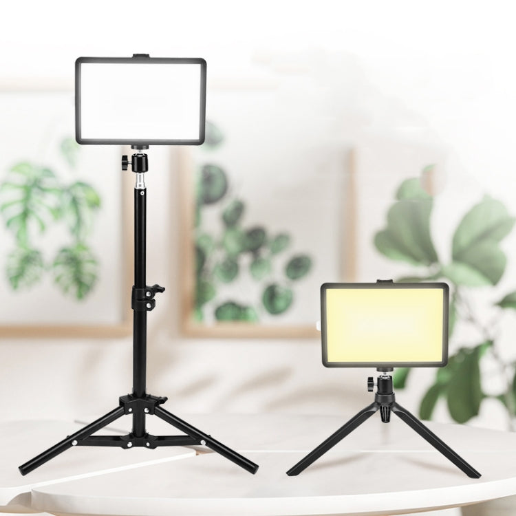 8 Inch Photography Shooting Live Video Fill Light LED Tablet Lamp, Style: Gimbal + 55cm Stand + RC