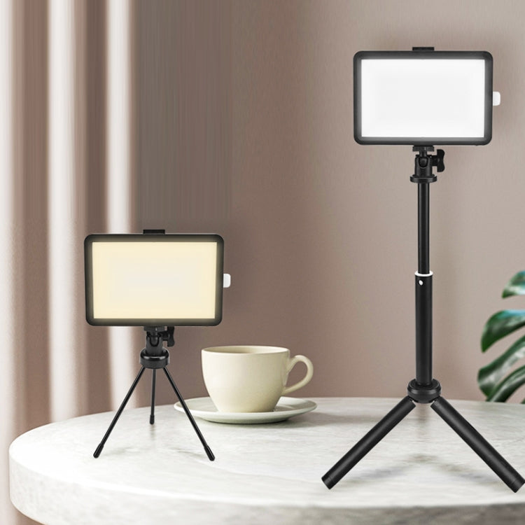 6 inch Portable LED Insertable Live Video Shooting Fill Light Gimbal + Tube Tripod