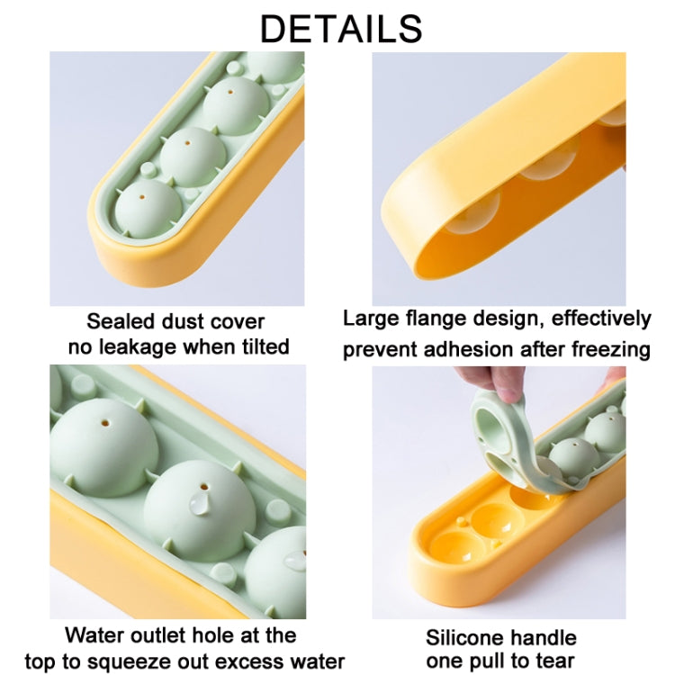 2 PCS Homemade Quick Frozen Ice Cube Storage Silicone Mold