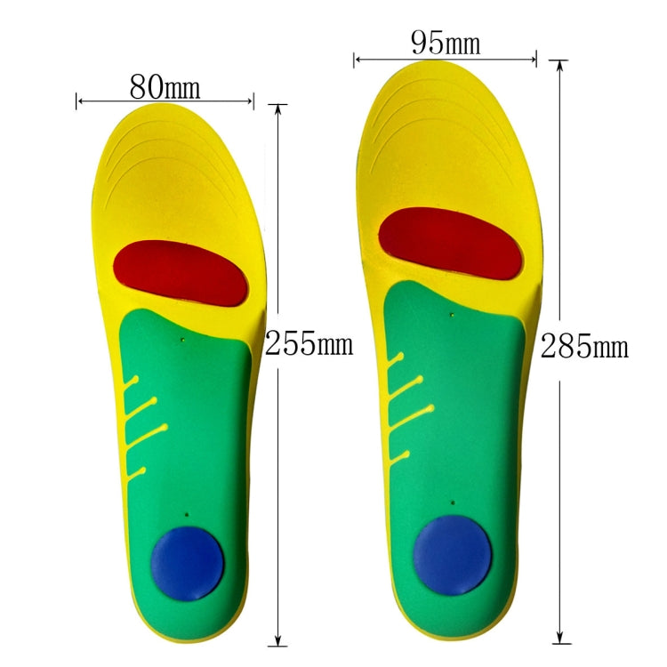 2 Pairs Flat Foot Correction Insole Adult High Foot Bow Pads, Size:
