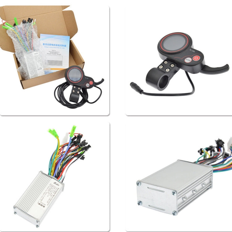 24V SL-100 Electric Scooter LCD Speedmeter Control Instrument Brushless Controller Set