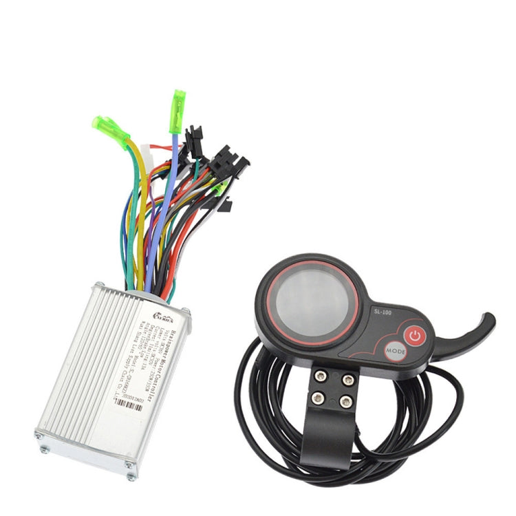 48V SL-100 Electric Scooter LCD Speedmeter Control Instrument Brushless Controller Set