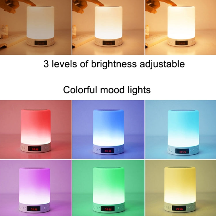 Bluetooth Speakers Pat Lights Charging Card Audio With Atmosphere Lamp(Ordinary Package)