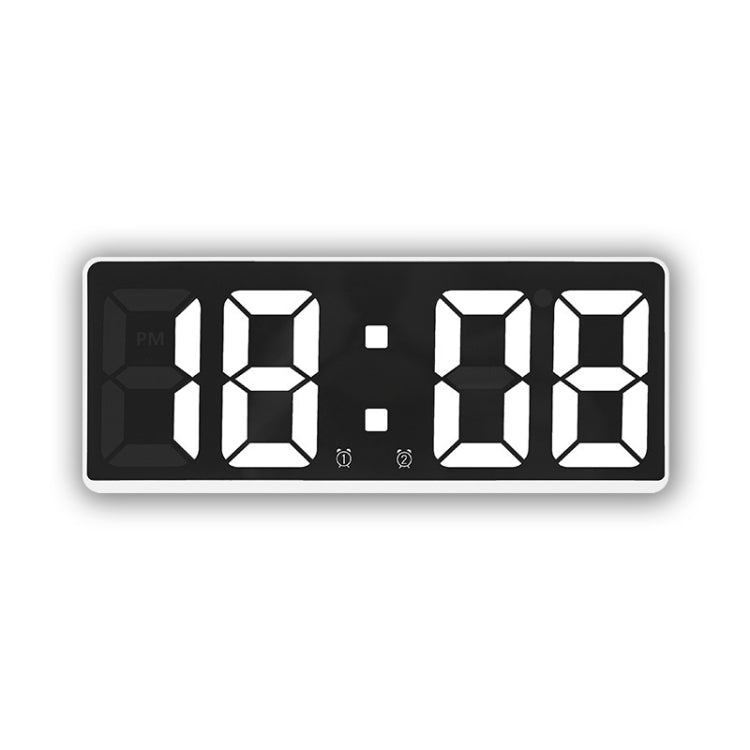 LED Bedside Alarm Clock Battery Plug-In Dual-Purpose Clock