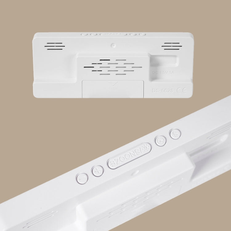 LED Bedside Alarm Clock Battery Plug-In Dual-Purpose Clock