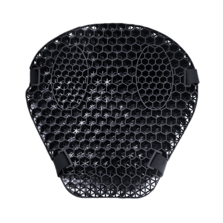 Shock-Absorbing Breathable Honeycomb Motorcycle Seat Cushion, Specification: PE Bag Package