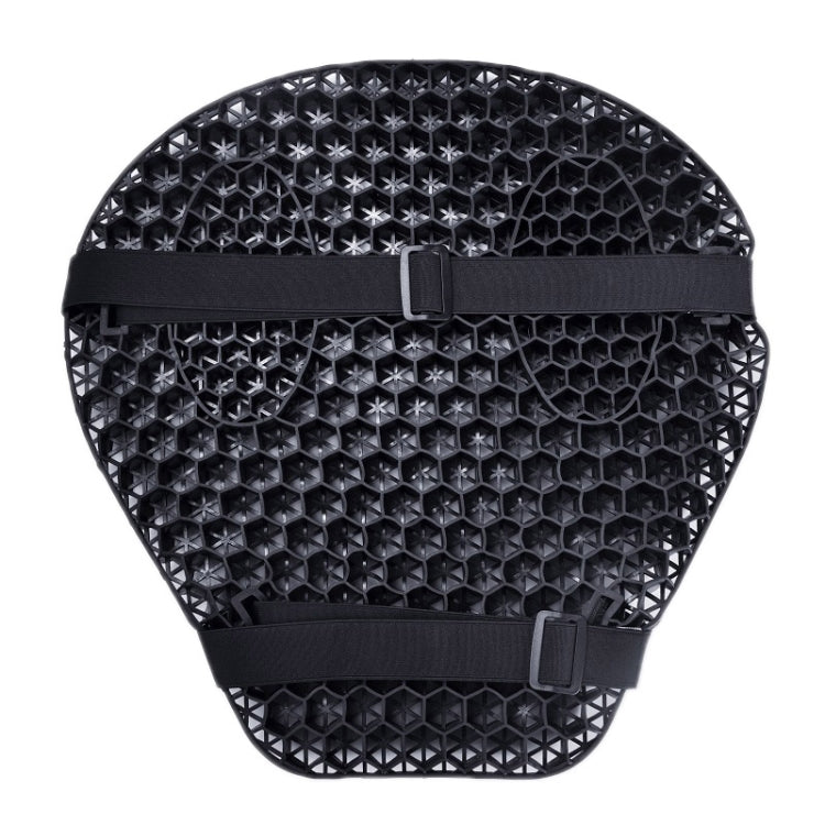 Shock-Absorbing Breathable Honeycomb Motorcycle Seat Cushion, Specification: PE Bag Package