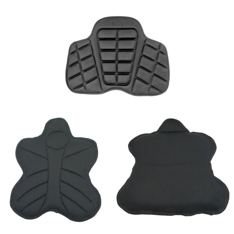 Shock Absorption Heat Insulation Breathable Motorcycle Seat Cushion, Style: Butterfly Type