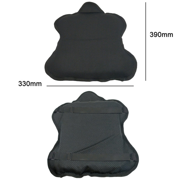 Shock Absorption Heat Insulation Breathable Motorcycle Seat Cushion, Style: Gel Type