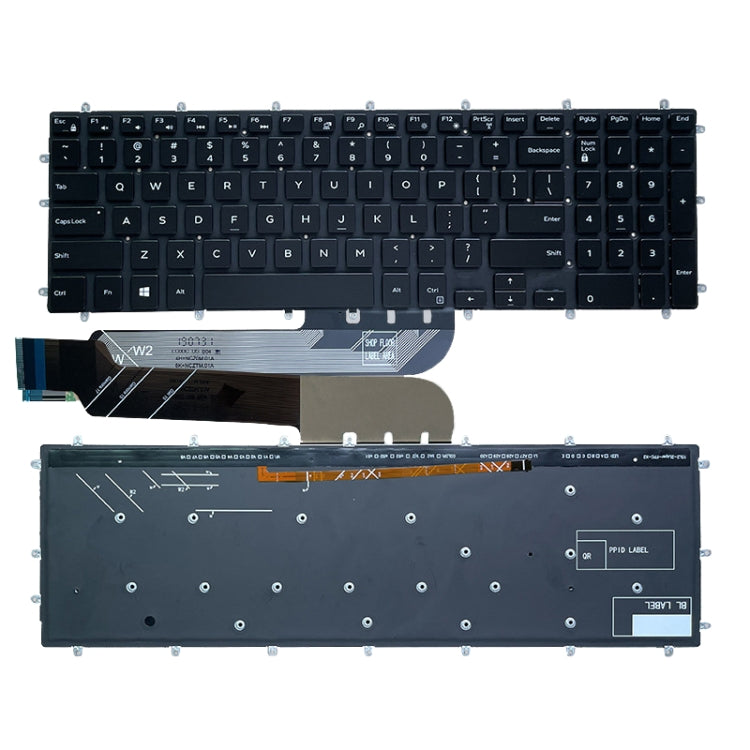 US Version Keyboard For Dell Inspiron 15-7566 5567 7567 5565 5570 7577 P65F