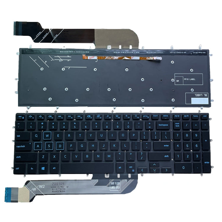 US Version Keyboard For Dell Inspiron 15-7566 5567 7567 5565 5570 7577 P65F