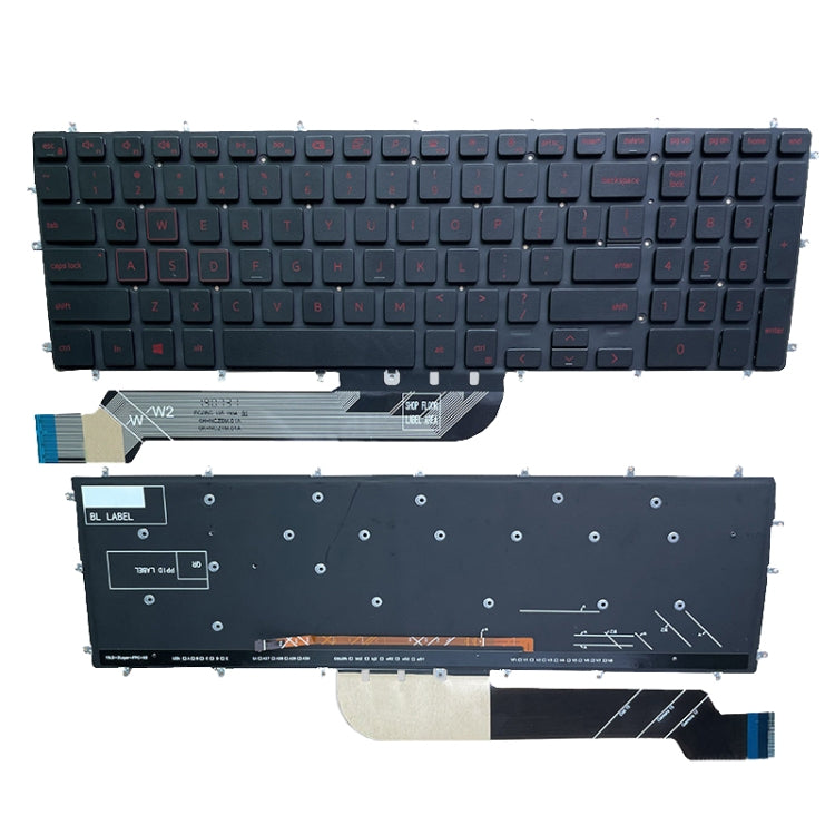 US Version Keyboard For Dell Inspiron 15-7566 5567 7567 5565 5570 7577 P65F