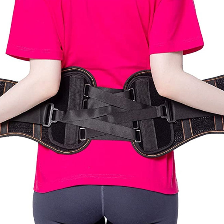 NY-60 Adjustable Lumbar Support Belt Body Sculpting Waist, Size: M(Black)