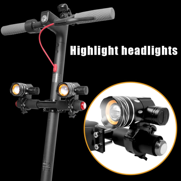 Electric Scooter T6 LED Light Front Lamp Lighted Armrest For Ninebot Max G30