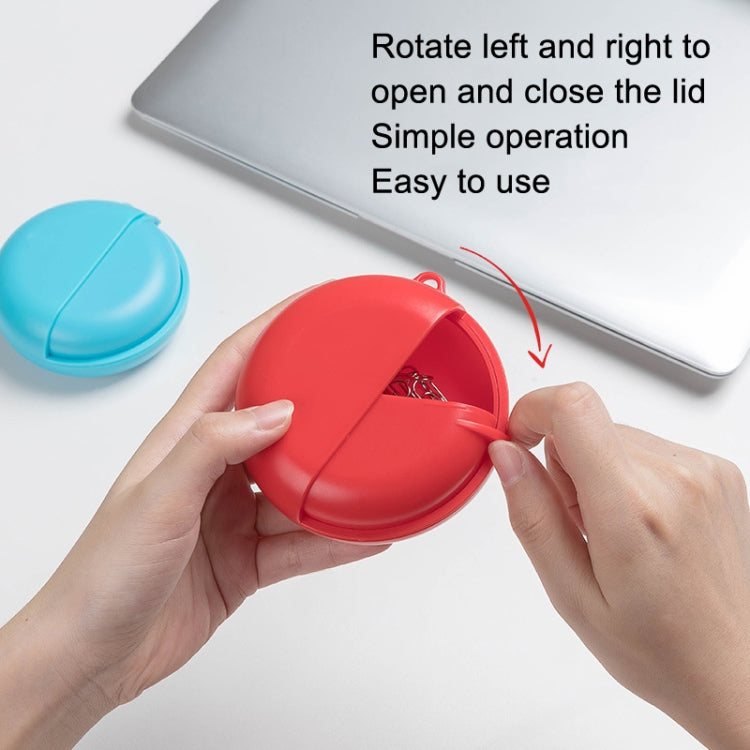 4 PCS Desktop Portable Storage Box Headset Drug Round Storage Box