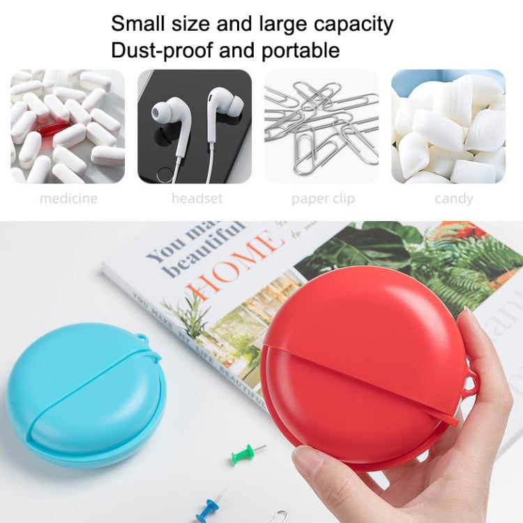 4 PCS Desktop Portable Storage Box Headset Drug Round Storage Box