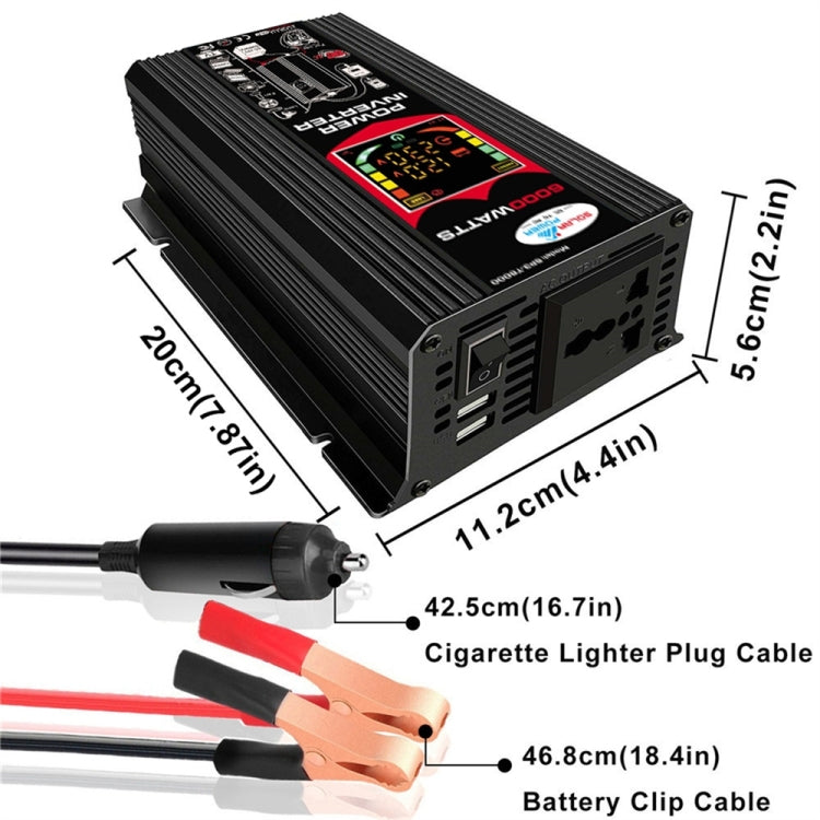 Tang 3 Generations Home Solar Generator Inverter+30A Controller+18W 12V Solar Panel, Specification: Yellow 12V To 110V