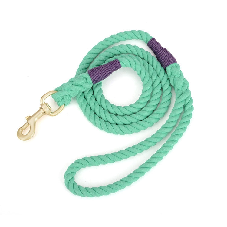 Pet Traction Rope Hand Knitted Cotton Dog Leash