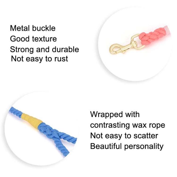 Pet Traction Rope Hand Knitted Cotton Dog Leash