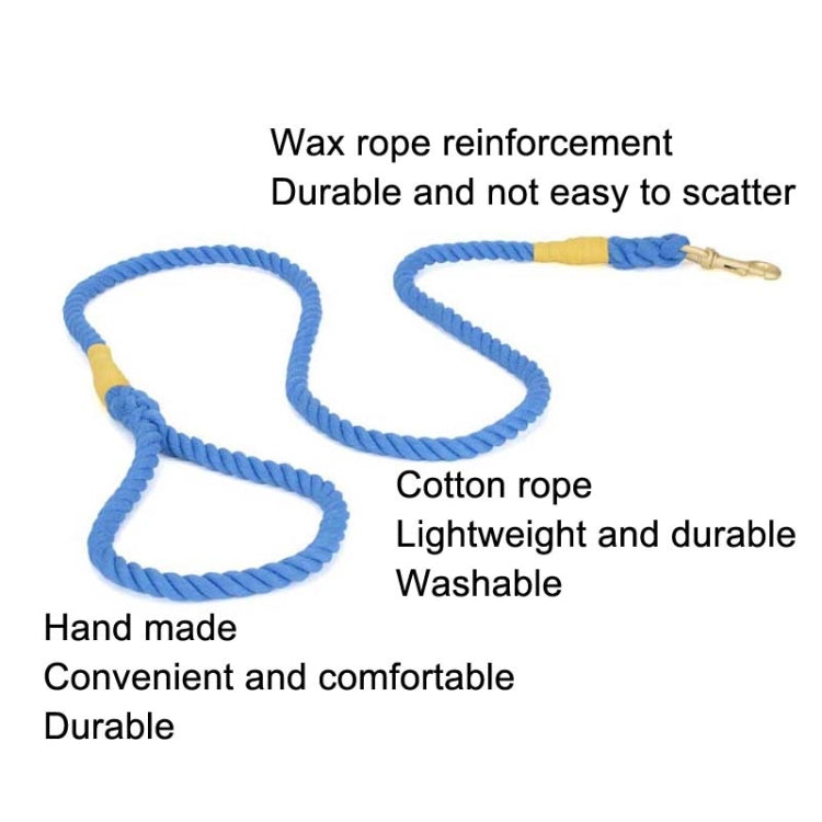 Pet Traction Rope Hand Knitted Cotton Dog Leash