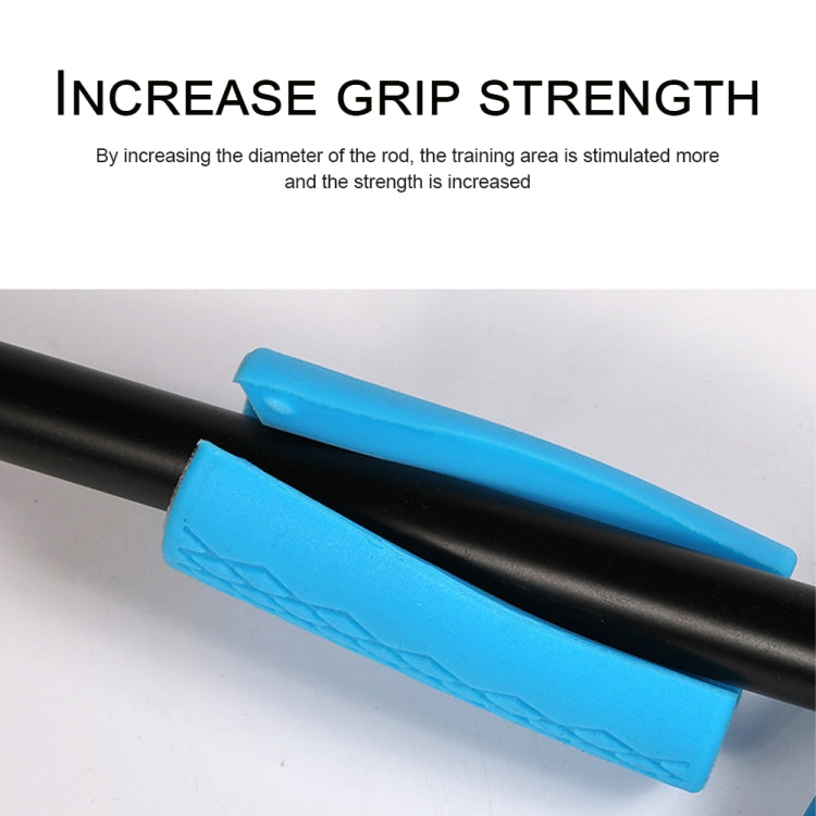 1 Pair  Dumbbell Barbell Grip Silicone Thick Bar Handles