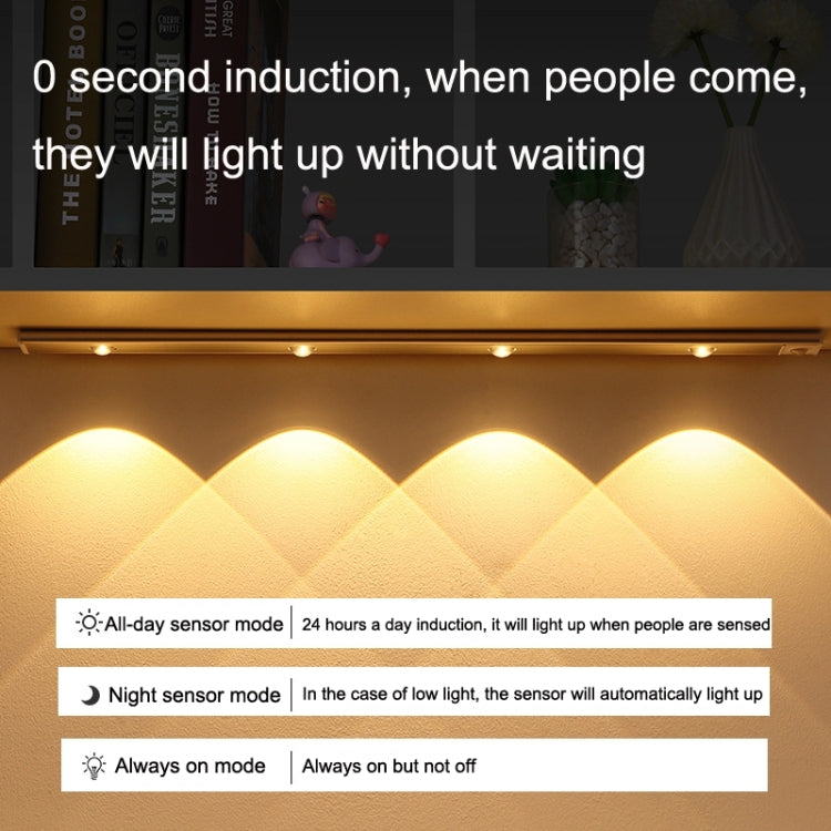 Ultra-thin Smart LED Human Body Sensor Light Bar, Length: 60cm