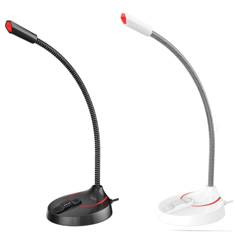 F12 Metal Hose Meeting Desktop Microphone, Spec: 3.5 Version (White)