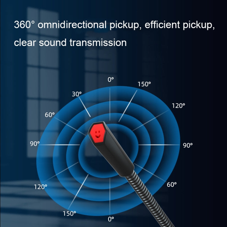 F12 Metal Hose Meeting Desktop Microphone, Spec: 3.5 Version (White)