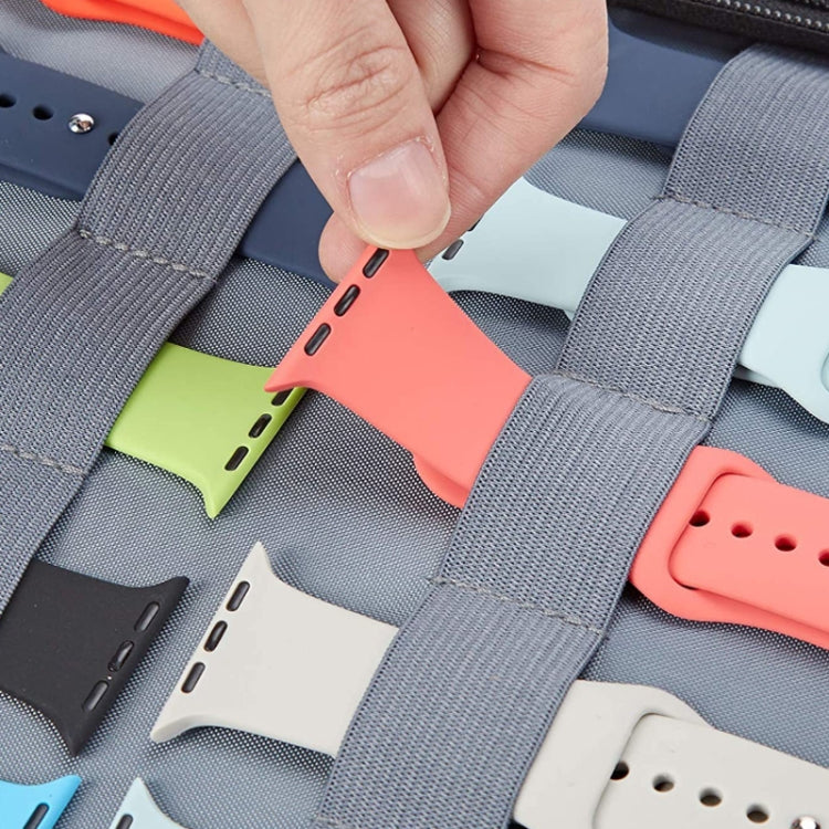 Long Strap Storage Bag With Handheld For Apple Watch, Color: Double Layer (Gray)