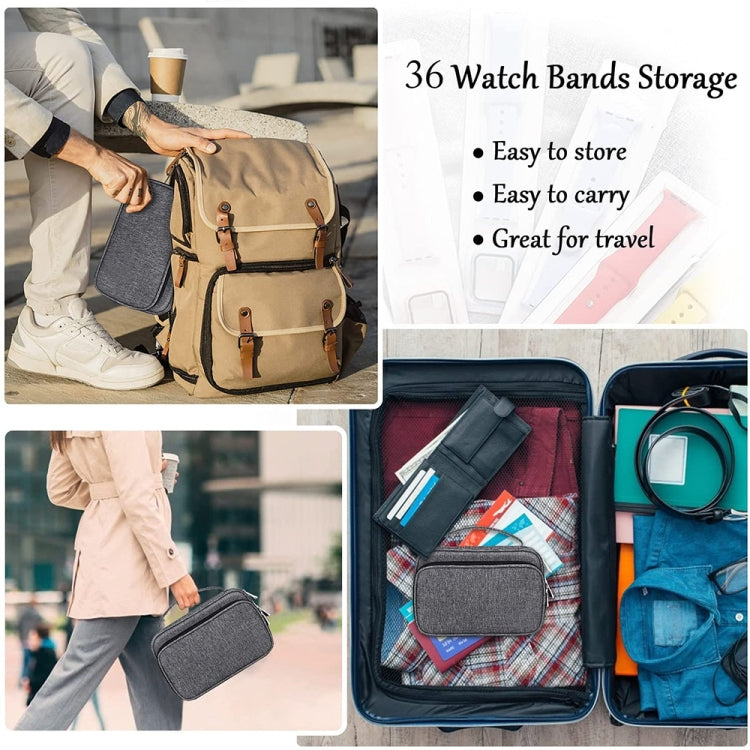Multifunction Watch Strap Data Line 36 Slots Storage Bag