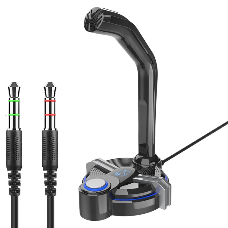 F18 Dual Interface Computer Microphone with Phone Stand Function