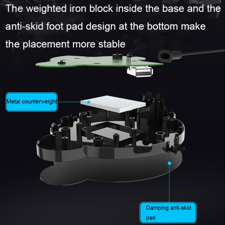 F18 Dual Interface Computer Microphone with Phone Stand Function