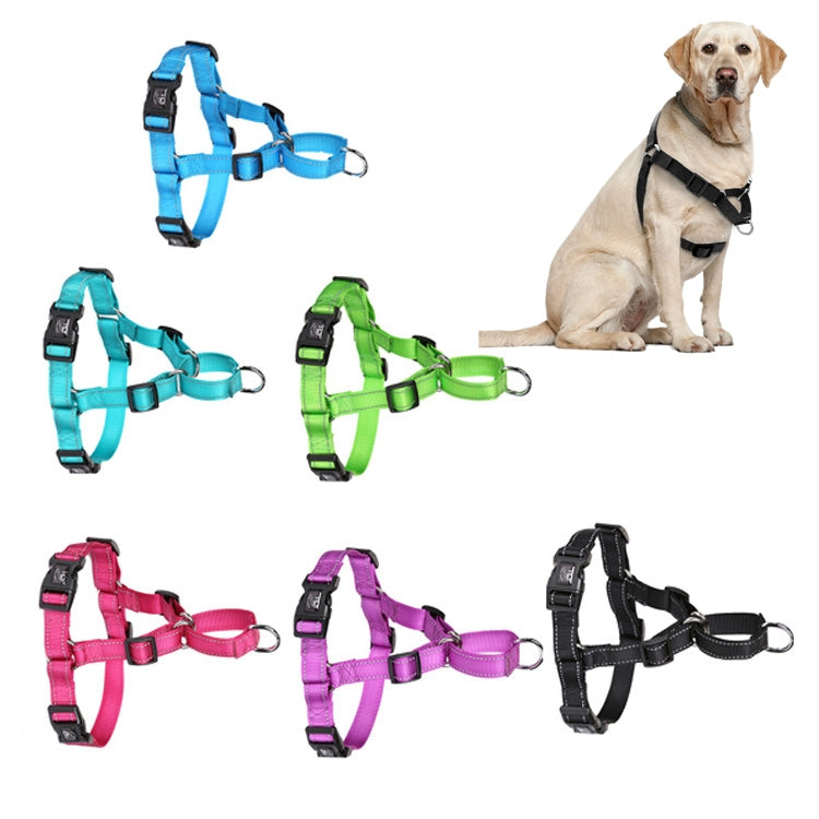 Glow Castle Pet Reflective Nylon Prevent Running Wild Chest Strap, Size: M