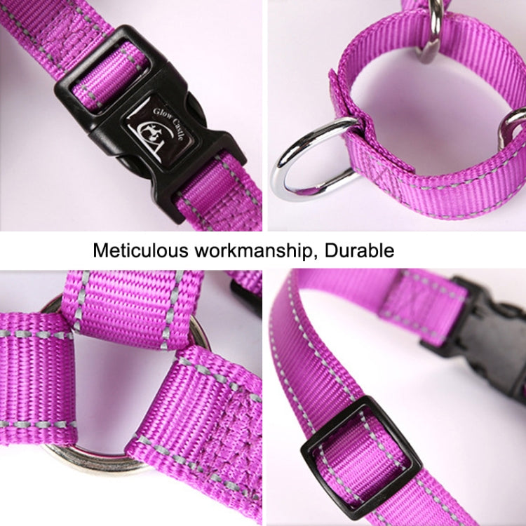 Glow Castle Pet Reflective Nylon Prevent Running Wild Chest Strap, Size: M