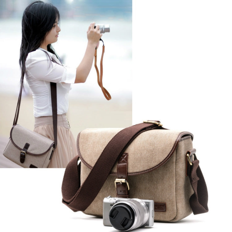 Casual SLR Camera Canvas Crossbody Bag